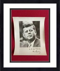 1960's, John F. Kennedy, 8x10 Glossy "Press" Photo (Scarce / Vintage)