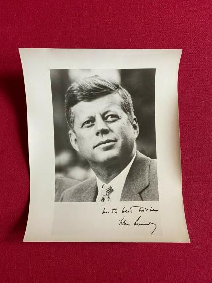 1960's, John F. Kennedy, 8x10 Glossy "Press" Photo (Scarce / Vintage)