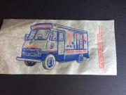 1960's "Mr. Softee" , "Un-Used", Iron-On Decal  (Ice Cream Truck) Scarce