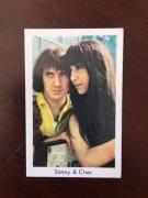 1960's, Sonny & Cher "Swedish Candy Card" (Scarce)