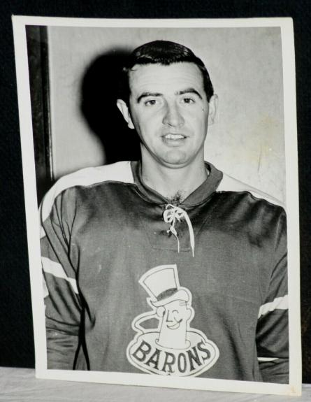 1961-62 Dick Van Impe, Cleveland Barons, AHL, 5" x 7" Photograph
