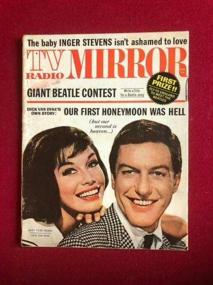 1964, Dick Van Dyke / Mary Tyler Moore , "TV RADIO MIRROR" Magazine (No Label)
