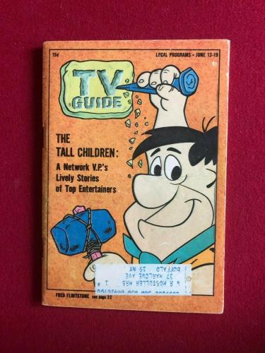 1964, Flintstones, "TV GUIDE" (Scarce / Vintage)