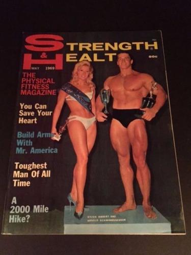 1969 Arnold Schwarzenegger, "Strength & Health" Magazine (No Label)