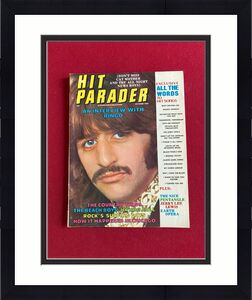 1969, Ringo Starr, Beatles, "HIT PARADER" Magazine, (No Label) Scarce /Vintage