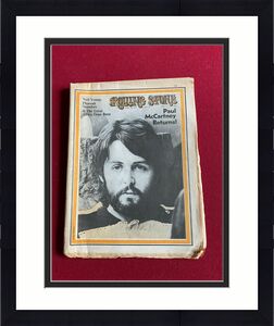 1970, Paul McCartney (Beatles), "ROLLING STONE" Magazine (No Label) Vintage