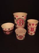 1970's Baskin Robbins, "Un-Used" Paper Containers (4)