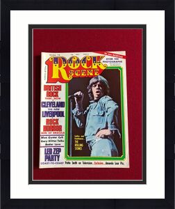 1974, Mick Jagger (Rolling Stones) "ROCK SCENE" Magazine (No Label) Vintage