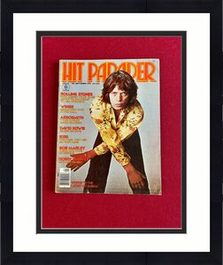 1976, Mick Jagger, "HIT PARADER" Magazine (No Label) Scarce / Vintage