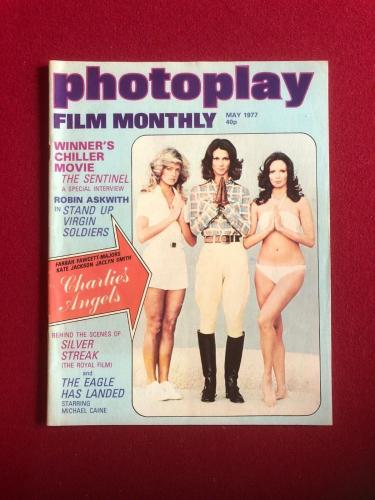 1977, Charlie's Angels, "Photoplay" Magazine  (Farrah Fawcett)  (No Label)