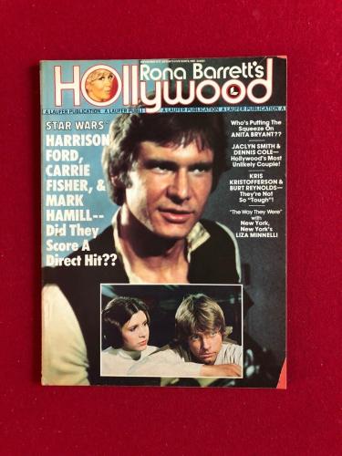 1977 Star Wars,  "HOLLYWOOD"  Magazine (No Label) Scarce