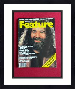 1979, Jerry Garcia, "Feature" Magazine (No Label) Scarce/Vintage (Grateful Dead)