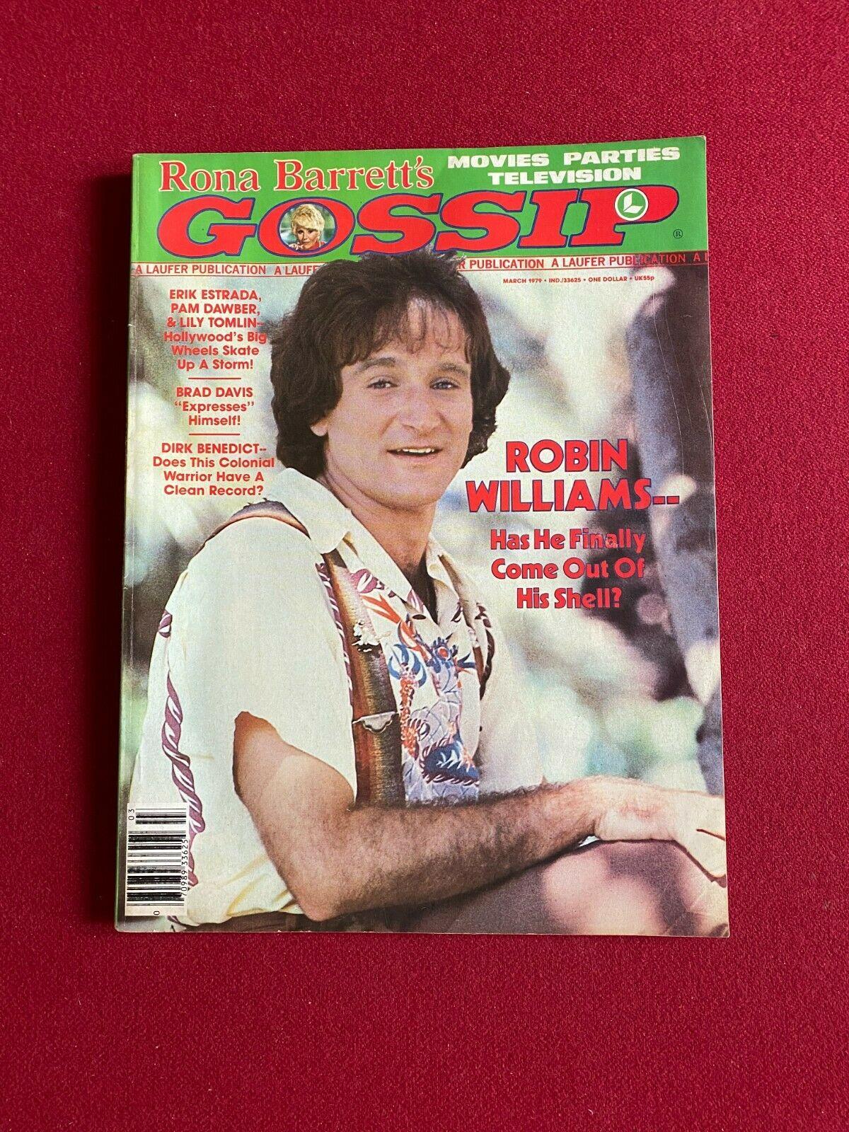 1979 Robin Williams Gossip Magazine No Label Scarce Vintage