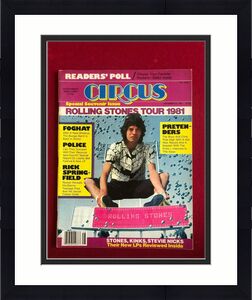 1981, Rolling Stones, "CIRCUS" Magazine (No Label) Scarce (Mick Jagger)