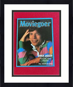 1982, Mick Jagger (Rolling Stones) "Moviegoer" Magazine (No Label) Vintage
