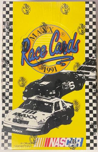 1991 MAXX Race Cards Nascar Wax Pack Box - 36 Packs Factory Sealed  NEW
