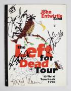 1996 John Entwistle Band Signed Tourbook – COA JSA