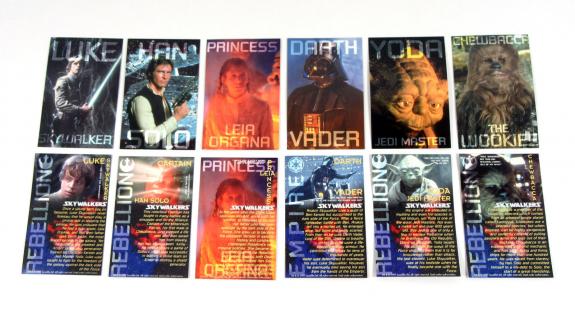 1998 LucasFilm Fan Club UK Star Wars Fan Club Very Rare Card Set (6) Nm/Mt