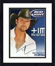 TIM MCGRAW 2 AUTOGRAPHED PICTURE SIGNED 8X10 PHOTO REPRINT 