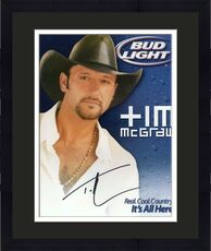AUTOGRAPHED PICTURE SIGNED 8X10 PHOTO REPRINT 2 TIM MCGRAW 