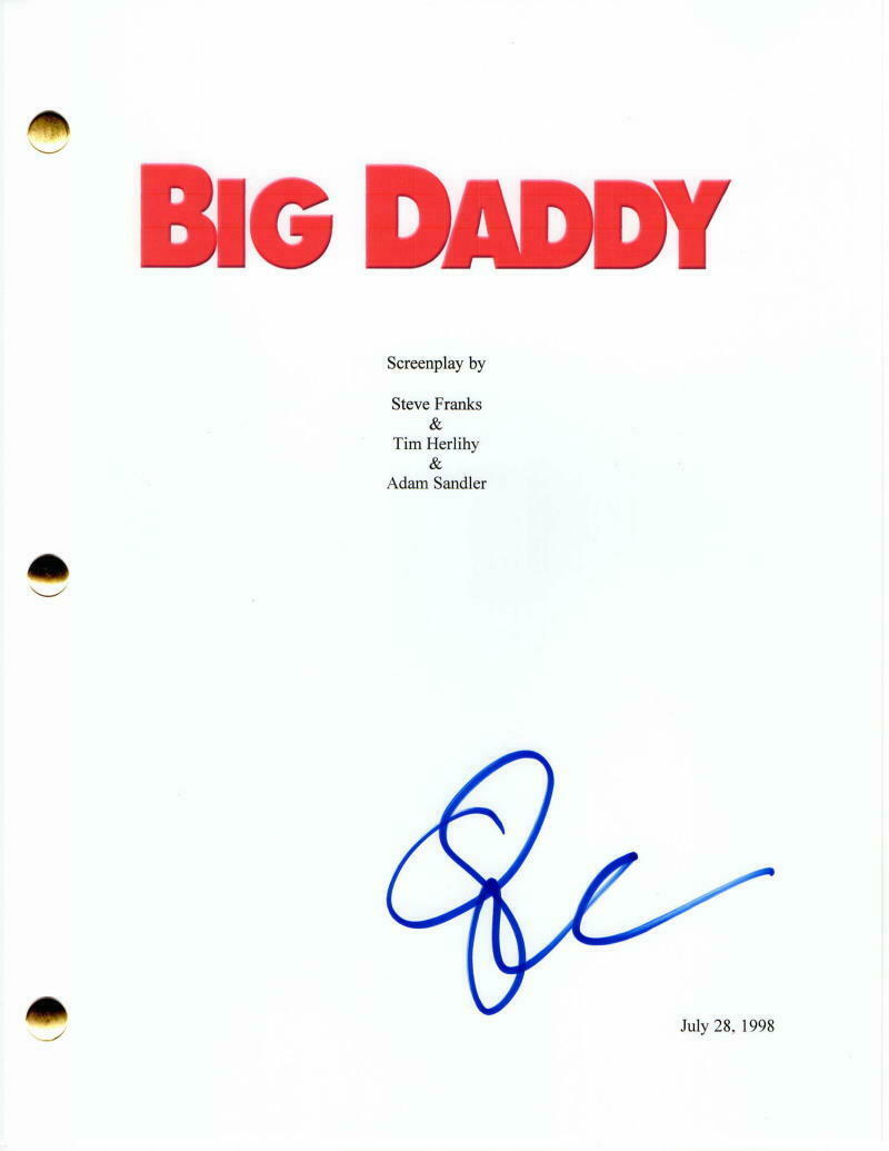 Adam Sandler Signed Autograph - Big Daddy Full Movie ...