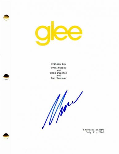 LEA MICHELE Autogrammkarte Signed Autograph Autogramm Clippings Glee 