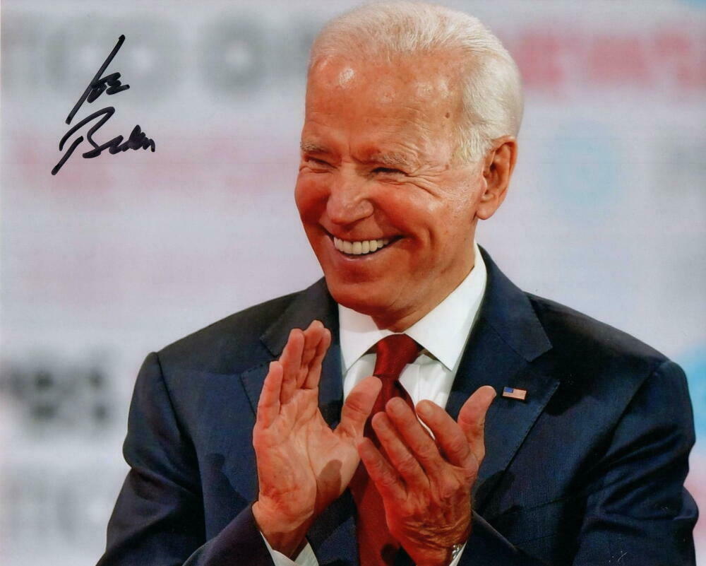 Senator Joe Biden Signed Autograph 8x10 Photo - 2020 ...