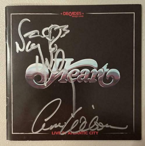 America Autographed Hearts Album with 2 Signatures BAS 