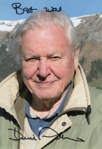 Sir David Attenborough Signed Mounted Photo Display Autographed Gift Picture Print