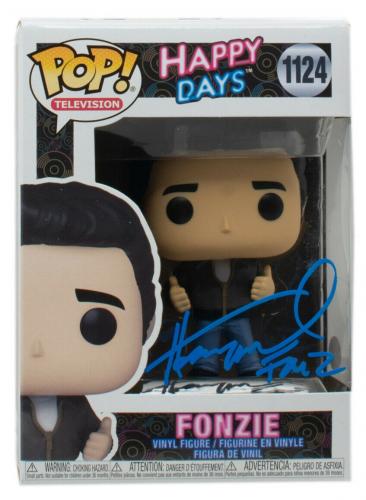 Henry Winkler Signed Happy Days Fonzie Funko Pop #1124 Fonz Insc JSA