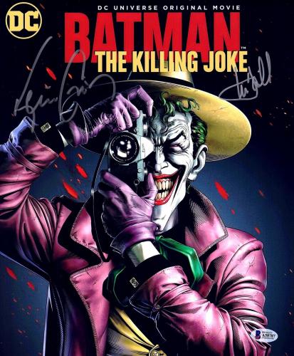 MARK HAMILL "Joker" & KEVIN CONROY "Batman" Signed 11x13 Photo Beckett BAS
