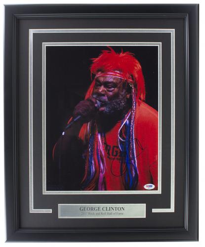 GEORGE CLINTON Signed Autographed 8x10 P Funk Parliament Funkadelic JSA COA 