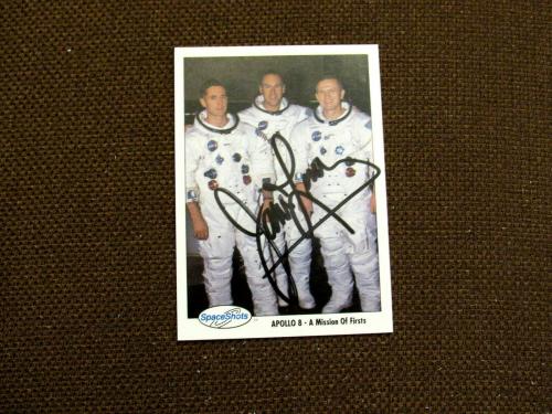 James Jim Lovell Apollo 8 Astronaut Signed Auto L/e Space Shots Card Jsa Letter