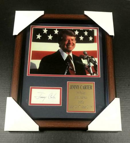 JIMMY CARTER USA 39TH PRESIDENT NAMEPLATE FOR YOUR AUTOGRAPHED SIGNED BOOK-PHOTO 