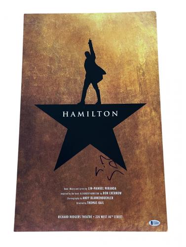Hamilton Signed Pride Playbill Original Broadway Cast Autographed 