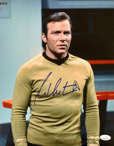 William Shatner Star Trek Signed Autographed 11x14 Photo JSA Authenticated 10