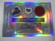 2006 Bowman Sterling Refractor Prince Fielder RC Rookie Auto Jersey #d 59/199