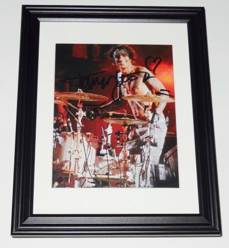 Tommy Lee Autographed 8x10 Color Photo (framed & Matted) - Motley Crue!