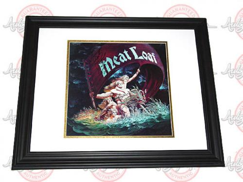 Meat Loaf Meatloaf Autographed Signed Framed Album LP PSA/DNA COA AFTAL