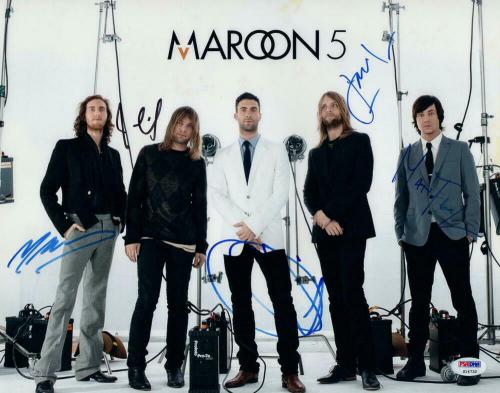 Autogramm Adam Levine Sexiest Man Alive Maroon 5 Autograph 