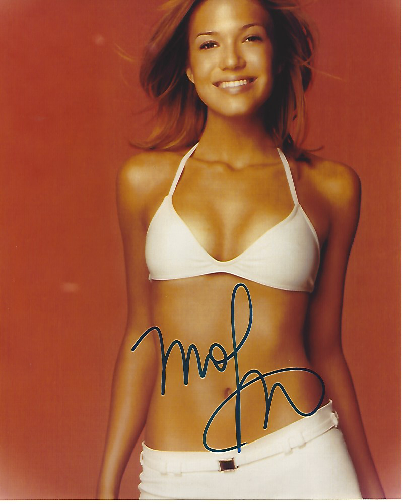 Mandy Moore Singer Actress Songs Include Candy I Wanna Be With You And In My Pocket Signed 8x10 Color Photo