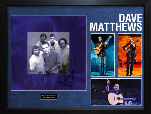 Dave Matthews Autographed Signed Album Flat Booklet Display AFTAL UACC RD COA
