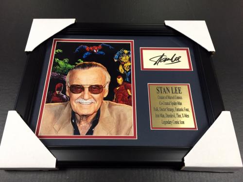 Stan Lee comic book creator reprint signed 8x10 photo #1 Marvel Comics 