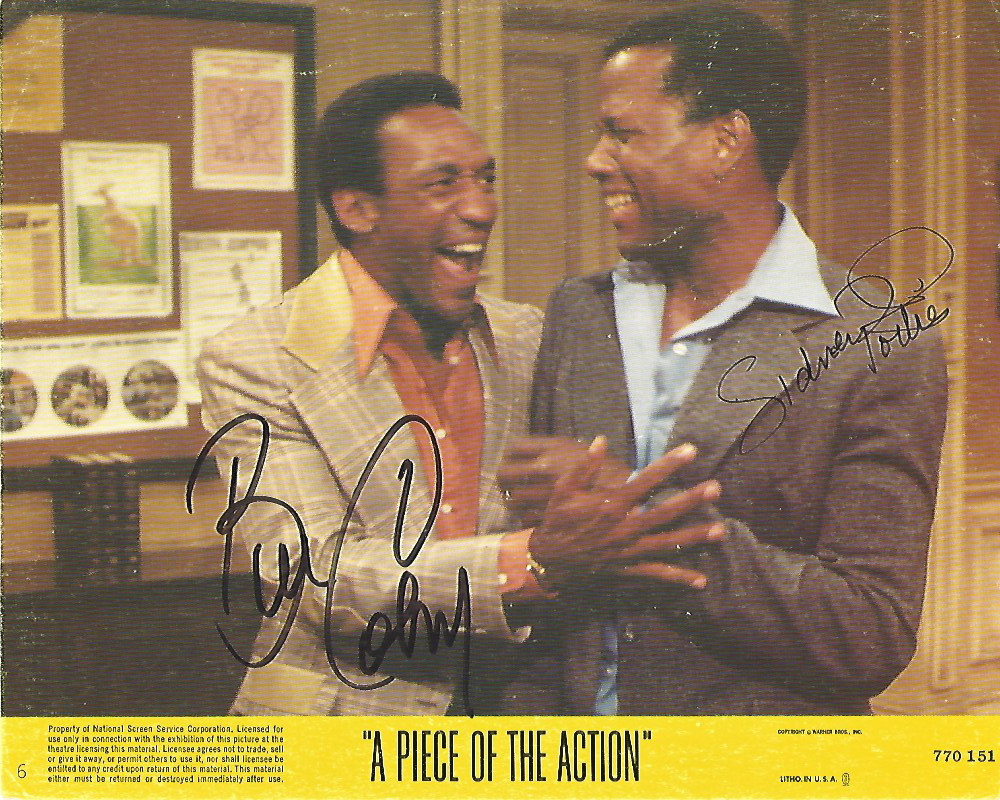 1977 Movie &quot;A PIECE of the ACTION&quot; Signed by SIDNEY