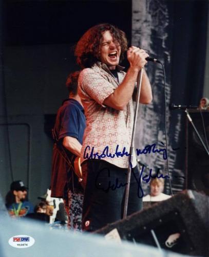 Eddie Vedder Unsigned Pearl Jam 8x10 Photo