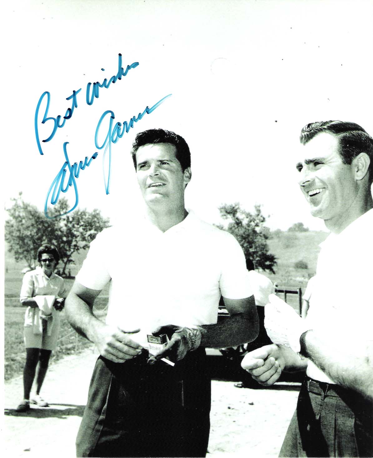 JAMES GARNER SIGNED 8x10 THE ROCKFORD FILES AUTOGRAPHED PHOTO REPRINT 