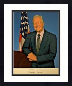 39th United States President Jimmy Carter Signed 8x10 Photo