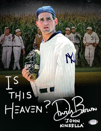 Dwier Brown Signed 11x14 Field Of Dreams Spotlight Photo Is This Heaven? PSA