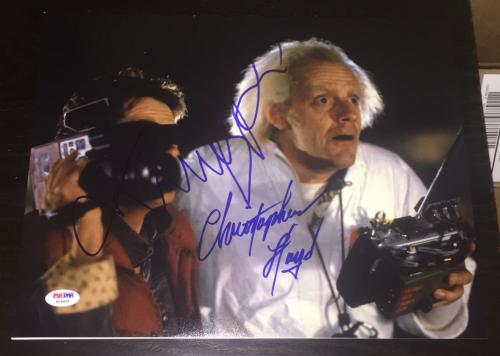 autographed michael j fox memorabilia