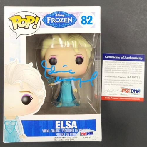 IDINA MENZEL Autograph Signed Disney FROZEN Elsa Funko Pop! figure * PSA/DNA COA